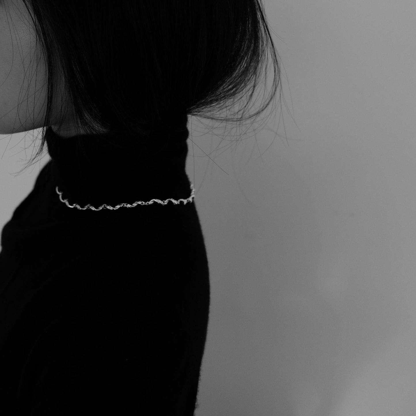 Sterling Silver Twist Chain Necklace | Sparkling Shimmering Necklaces