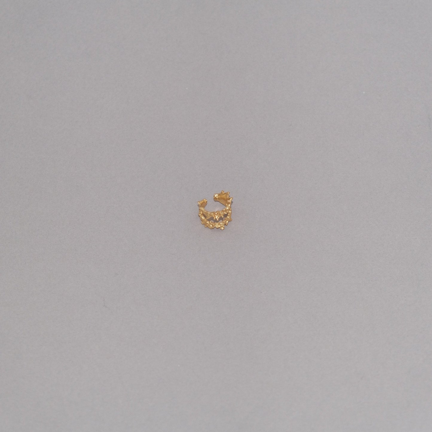 Sterling Silver & Gold Ear Cuff | Double Layer Stackable Ear Cuffs