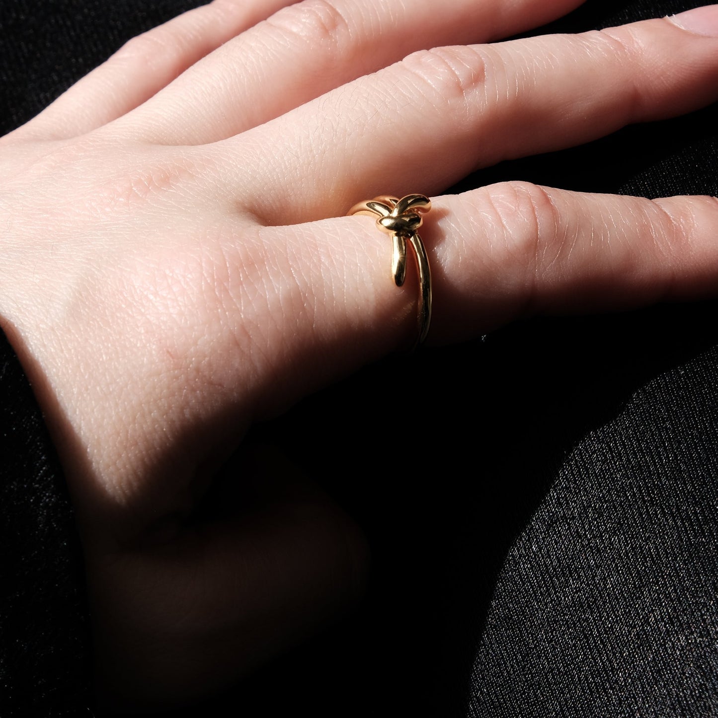 Knot Gold Ring | Stackable Open Adjustable Knotted Rings