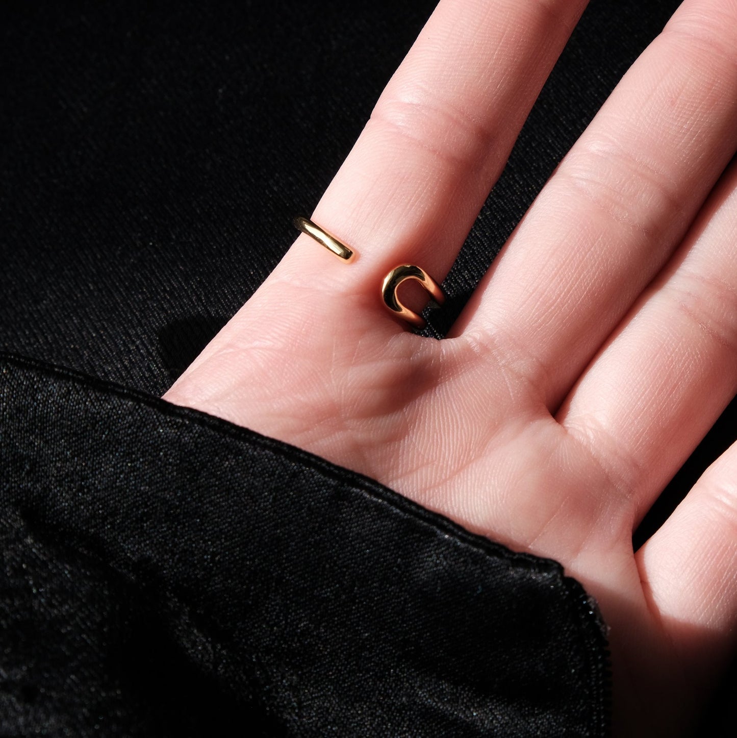Knot Gold Ring | Stackable Open Adjustable Knotted Rings