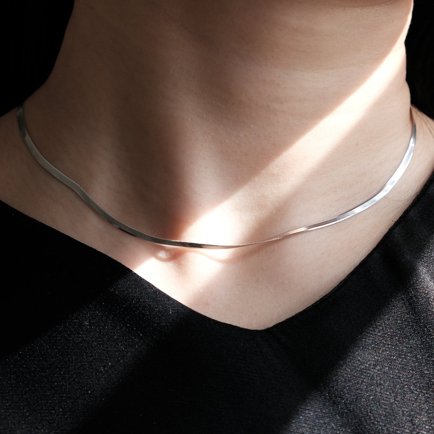 Sterling Silver & Gold Chain Necklace | Minimal Daily Jewellery