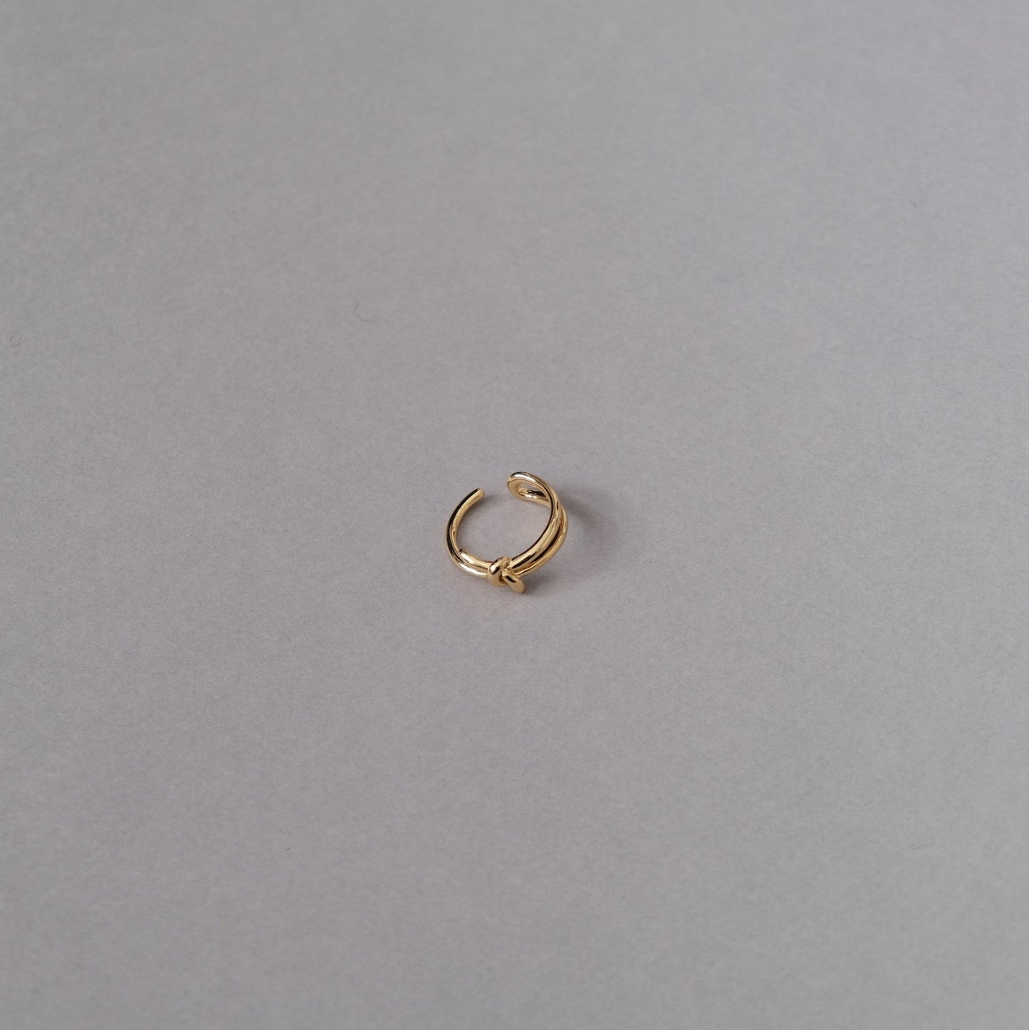 Knot Gold Ring | Stackable Open Adjustable Knotted Rings
