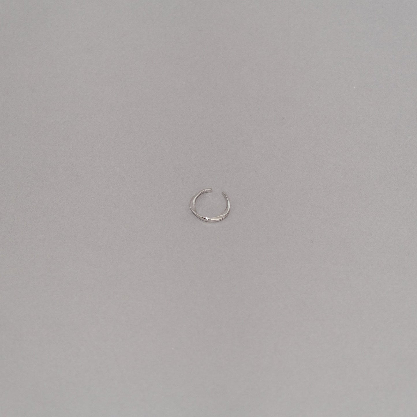 Sterling Silver & Gold Ear Cuff | Dainty Classic Open Adjustable